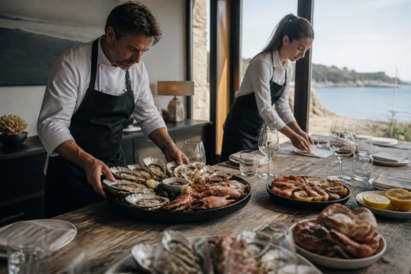 Commande de plateaux de fruits de mer Royan